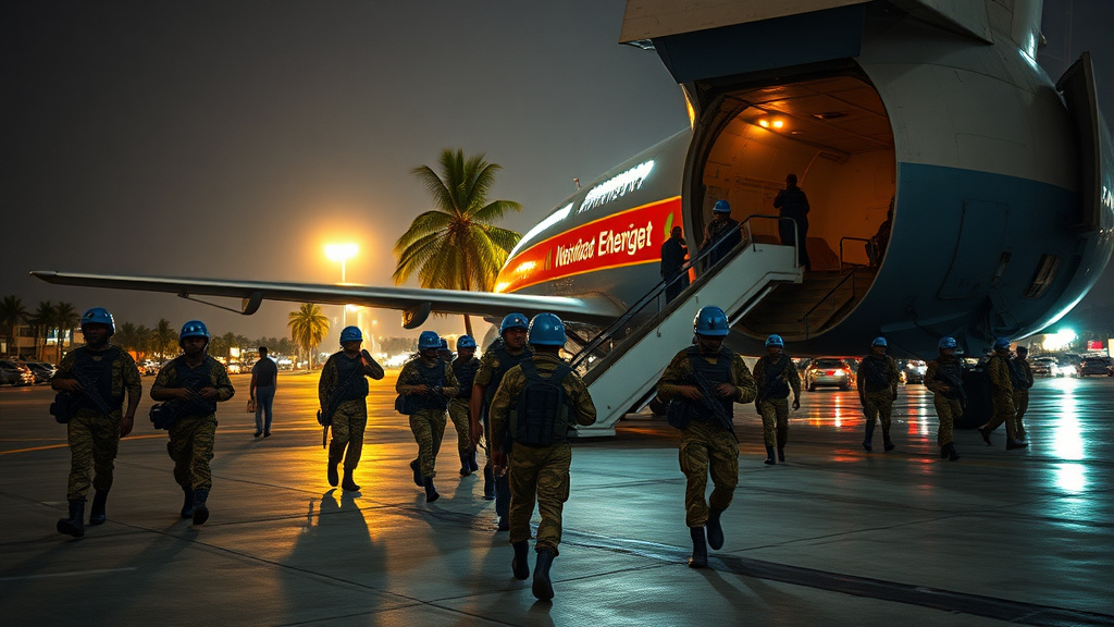 Soldats tchadiens arrivent en Haïti pour nouvelle mission anti-gangs